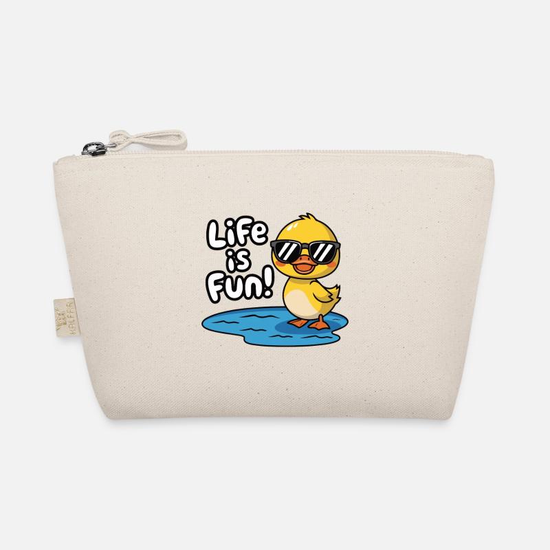 DUCK, LIFE IS FUN Organic Pouch