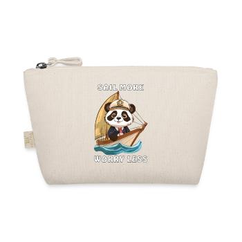 PANDA BEAR VOILIER VOILE PLUS S’INQUIÉTER MOINS - Trousse biologique - nature - Devant