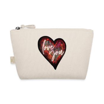 Heart for art lovers - Organic Pouch - nature - Front