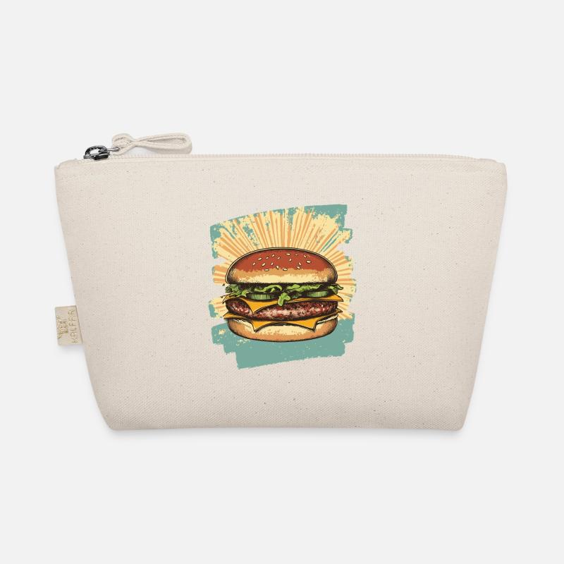 Burger Retro - Bio-Täschchen - Natur