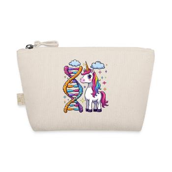 Einhorn DNA - Bio-Täschchen - Natur - Vorne