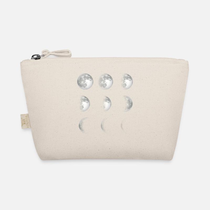 Moon phases space Organic Pouch