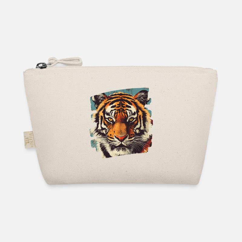 Tiger Retro Bio-Täschchen