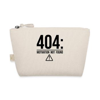 404: Motivation not found - Organic Pouch - nature - Front