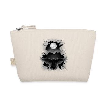 mystical Halloween Bird Raven Crow Raven - Organic Pouch - nature - Front