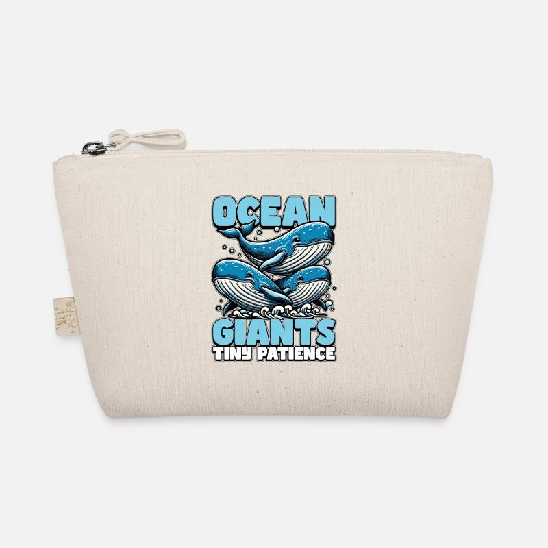 Whale Watching Ocean Giants Tiny Marine Animal Organic Pouch