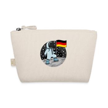 Astronaut Flag Germany - Organic Pouch - nature - Front