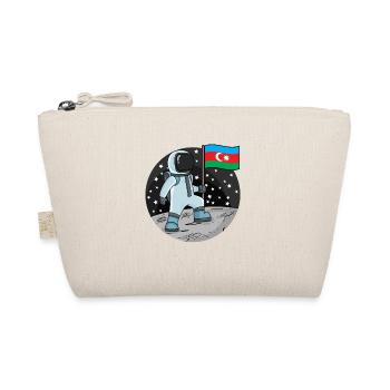 Astronaut Flag Azerbaijan - Organic Pouch - nature - Front