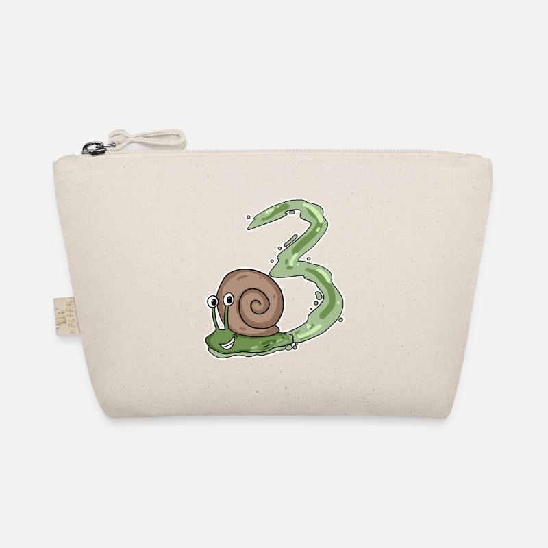 Trois 3 - Numéro 3 - Numéro 3 Anniversaire Escargot Trousse biologique