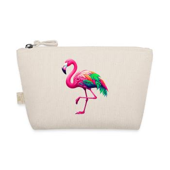 Flamingo - Bio-Täschchen - Natur - Vorne