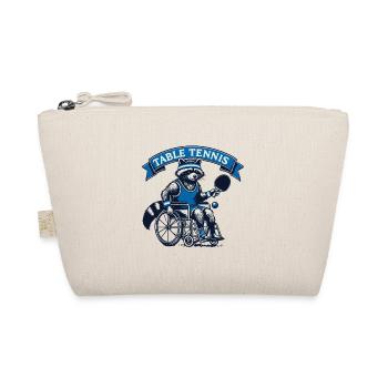 Tennis de table raton laveur Fauteuil roulant Rider Vintage - Trousse biologique - nature - Devant