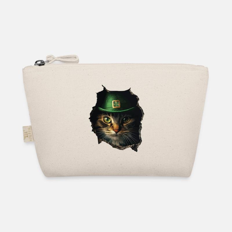 St. Patrick Katze Bio-Täschchen