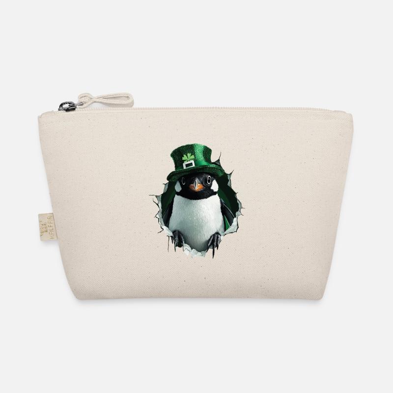 St. Patrick Pinguin Bio-Täschchen