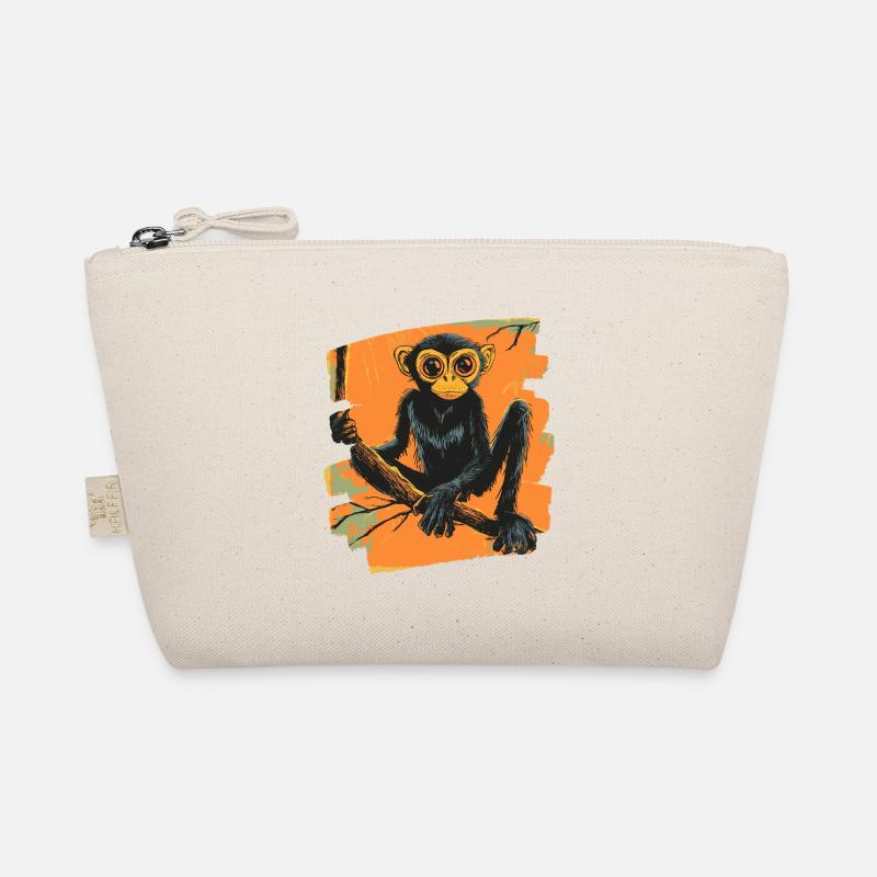 Spinnenaffe Retro Bio-Täschchen