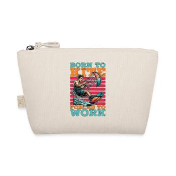 Kitesurf Né Pour Kite Forcé De Travailler Kitesurf - Trousse biologique - nature - Devant