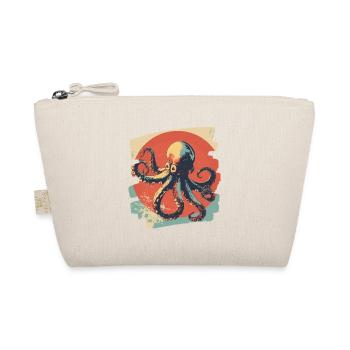 Octopus Octopus Retro - Organic Pouch - nature - Front