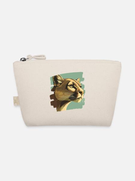Lion de montagne Rétro - Trousse biologique - nature - Devant