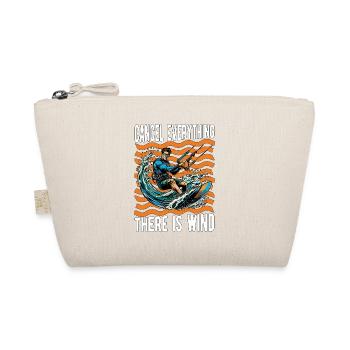 Kiteboarding Cancel Everything There Windsurfing - Organic Pouch - nature - Front