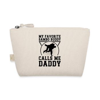 My Favorite Sambo Buddy calls Daddy Sambo - Organic Pouch - nature - Front