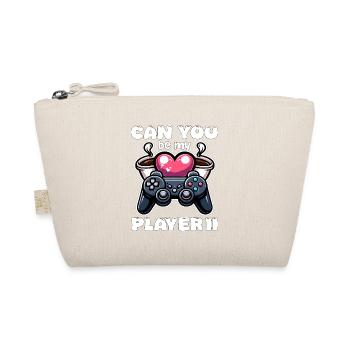 CAN YOU BE MY PLAYER II - VALENTINES DAY GIFT - Organic Pouch - nature - Front