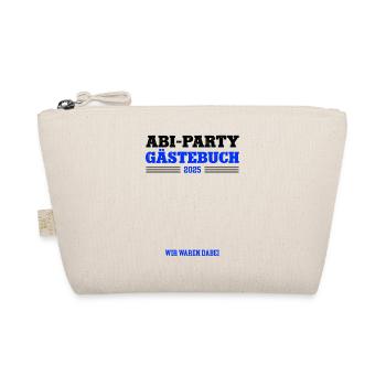 Abi Party Abitur Feier Gästebuch Abschlußklasse 25 - Bio-Täschchen - Natur - Vorne