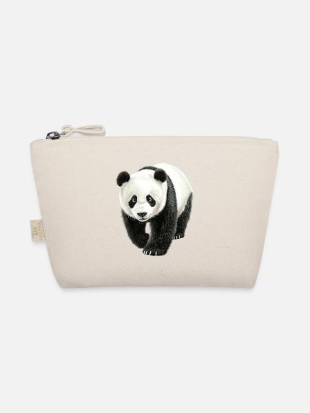 Panda - Bio-Täschchen - Natur