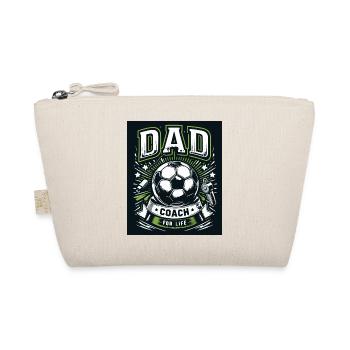 Dad – Coach for Life - Bio-Täschchen - Natur - Vorne