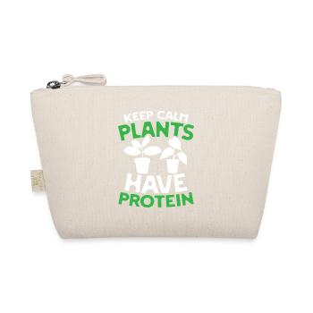 Keep calm plants have protein - Bio-Täschchen - Natur - Vorne