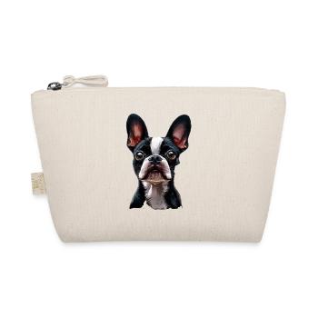 Boston Terrier - Bio-Täschchen - Natur - Vorne