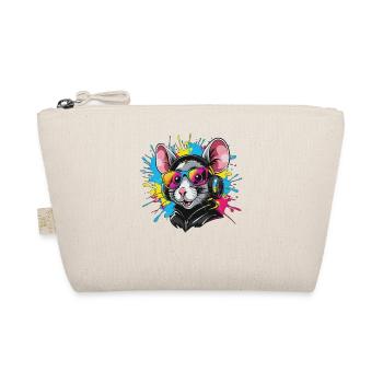 Rat avec des écouteurs - Trousse biologique - nature - Devant