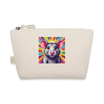 Pop Art Rat - Organic Pouch - nature - Front