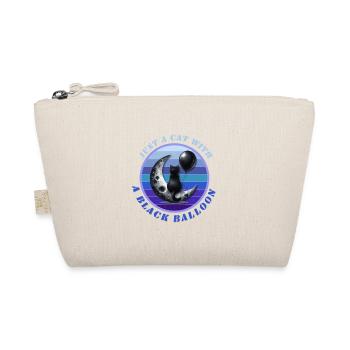 Just A Cat With A Black Balloon - Organic Pouch - nature - Front
