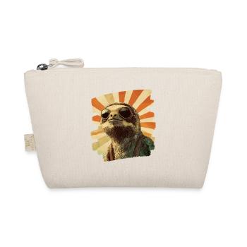Sloth Retro - Organic Pouch - nature - Front