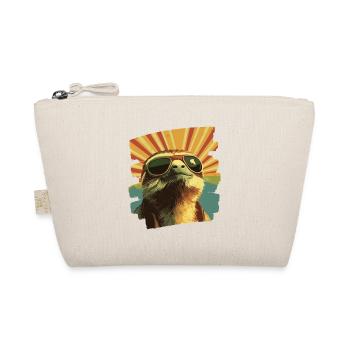 Sloth Retro - Organic Pouch - nature - Front