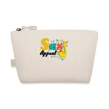 Saxophones Pun Sax Appeal - Organic Pouch - nature - Front