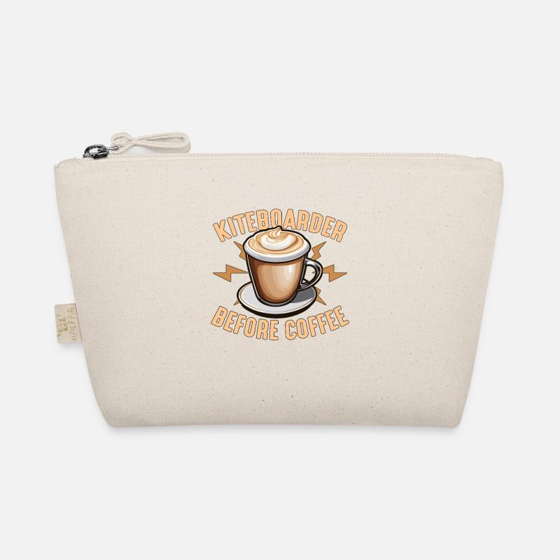 Kiteboarder Before Coffee Windsurfer Coffee Lover Bio-Täschchen