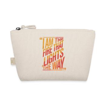 I Am The Fire Leo Character Zodiac Sign - Organic Pouch - nature - Front