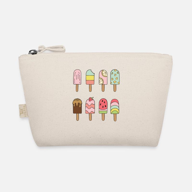 Eiscreme Outfit Softeis Karneval Kostüm Eis Bio-Täschchen