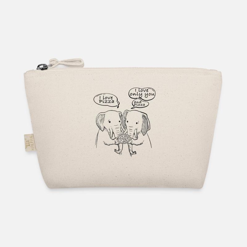 J’adore les éléphants à pizza Trousse biologique