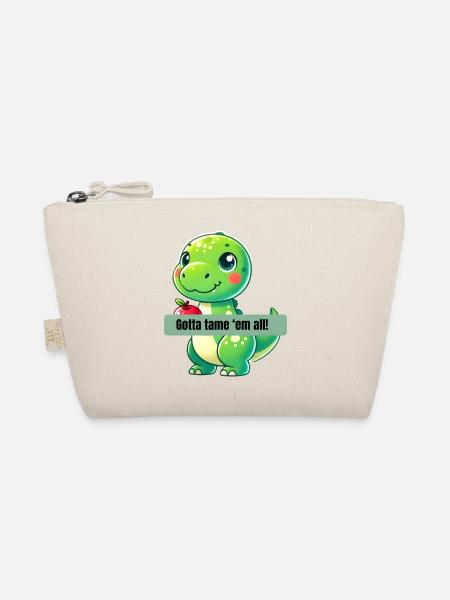 Gotta tame em all! T-Rex - Bio-Täschchen - Natur