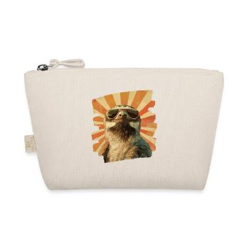 Sloth Retro - Organic Pouch - nature - Front