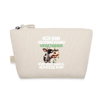 Second Hand Vegetarian - Organic Pouch - nature - Front