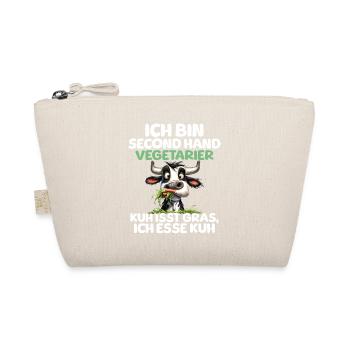 Second Hand Vegetarian - Organic Pouch - nature - Front