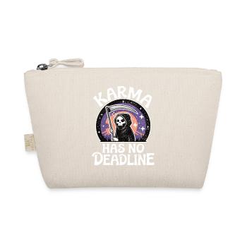 Karma has no deadline Destiny Fate Balance - Organic Pouch - nature - Front