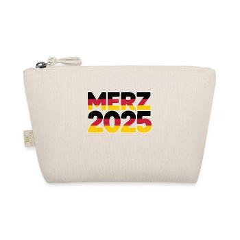Merz Kanzler 2025 Bundeskanzler Bundestagswahl - Bio-Täschchen - Natur - Vorne