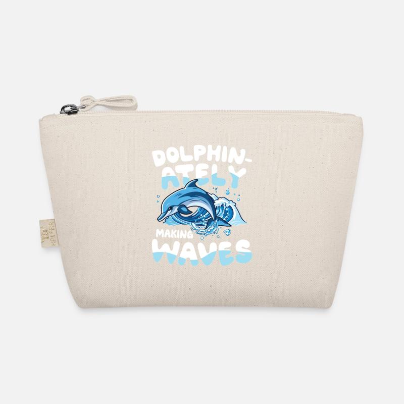 Dolphin-ately Making Waves Bio-Täschchen
