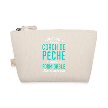 Coach Pêche Formidable Cadeau Pêche Pêcheur - Trousse biologique - nature - Devant