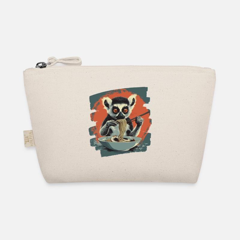 Lemur Ramen Retro Bio-Täschchen