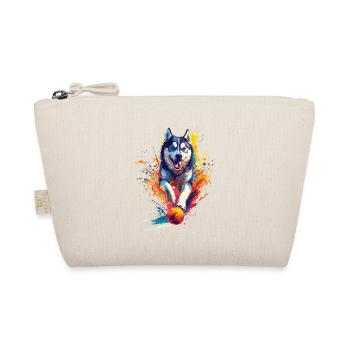 Sibirischer Husky - Bio-Täschchen - Natur - Vorne