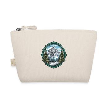 Alps Ski Mountains - Organic Pouch - nature - Front